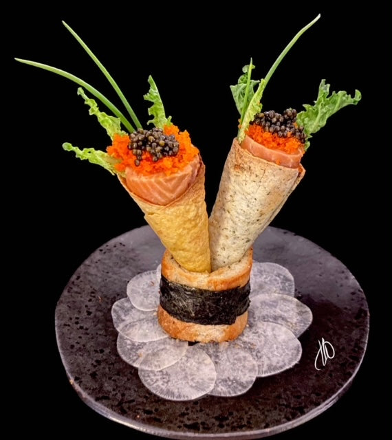 Tortilla “Cornetto” with Keluga Supreme PSC Caviar